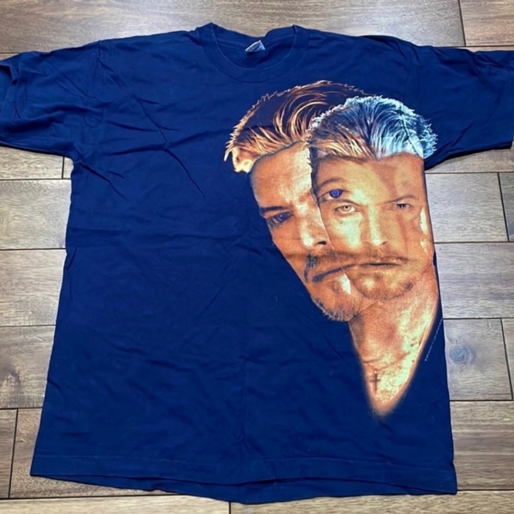 Rare Vintage David Bowie Concert Tour HTF T-shirt XL